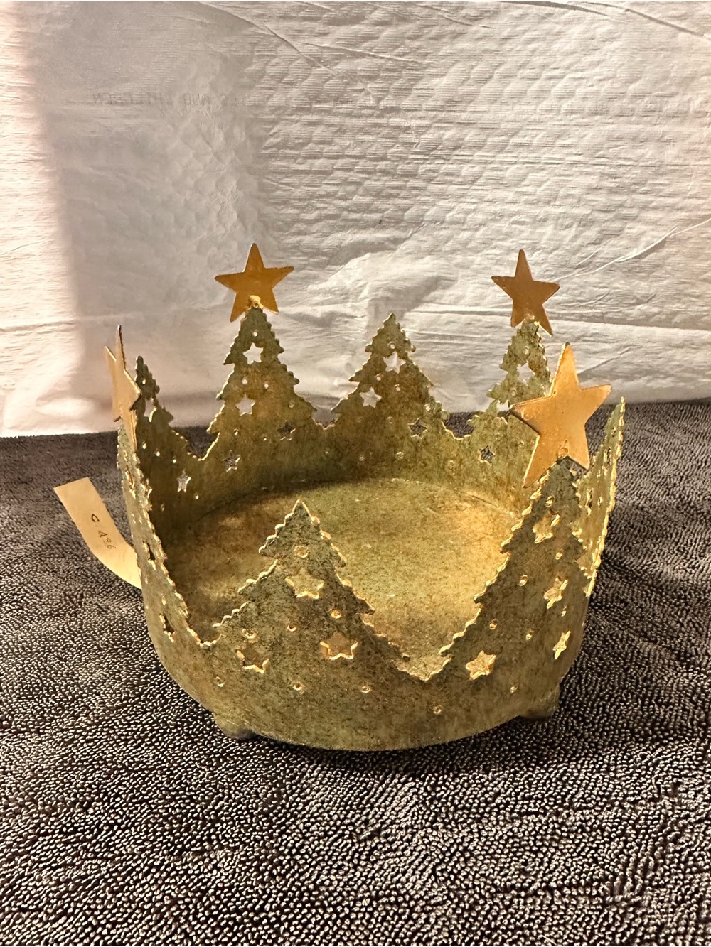 San Diego Zoo Wild Animal Park Metal Christmas Candle Holder